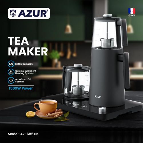 گچین مال  - چای ساز AZUR مدل AZ-685TM - کنترلر UK Strix و ساختار دیواره دوگانه